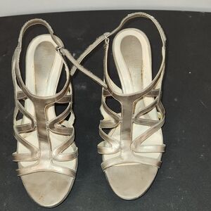 Elegant Metallic Sandals